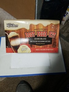 Mr. RootBeer Home Brewing Root Beer  Kit with 4 Bottles Extra Flavoring Crystals