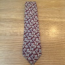 CHRISTIAN DIOR Monsieur Made in USA All Silk Designer Necktie 58" L / #3
