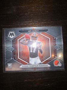 Dorian Thompson-Robinson NFL Debut 2023 Panini Mosaic Football Card