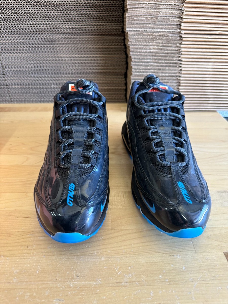 Pre-Owned NikeiD Air Max 95 Heron Preston Black/Blue CK9762 Pre-Owned NikeiD Air Max 95 Heron Preston Black/Blue CK9762