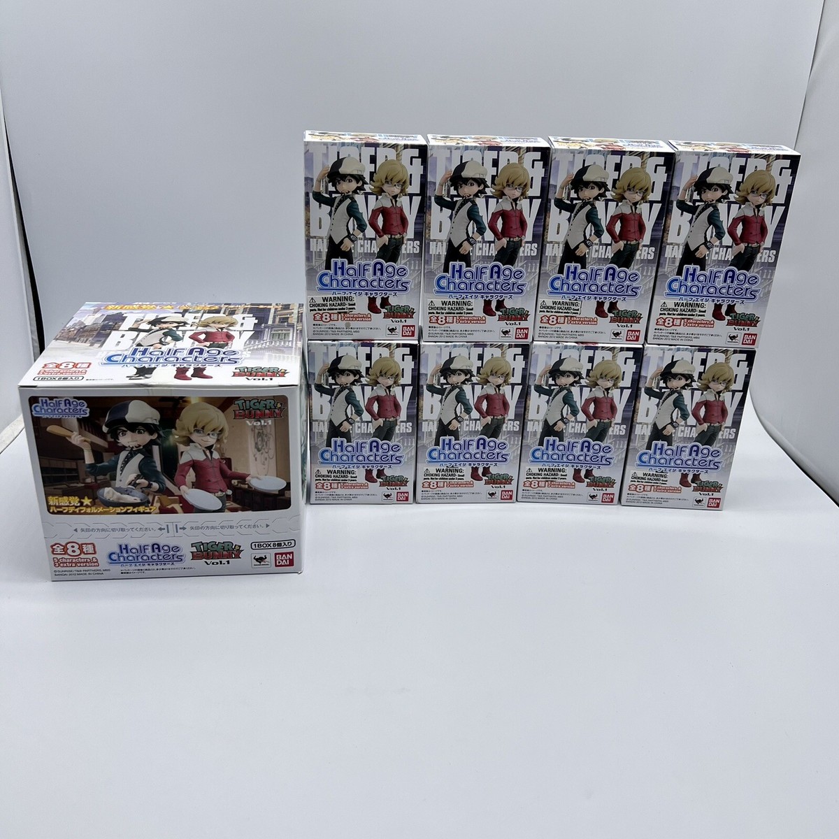 Bandai Tiger & Bunny Half Age Characters Figures Vol. 1 Full