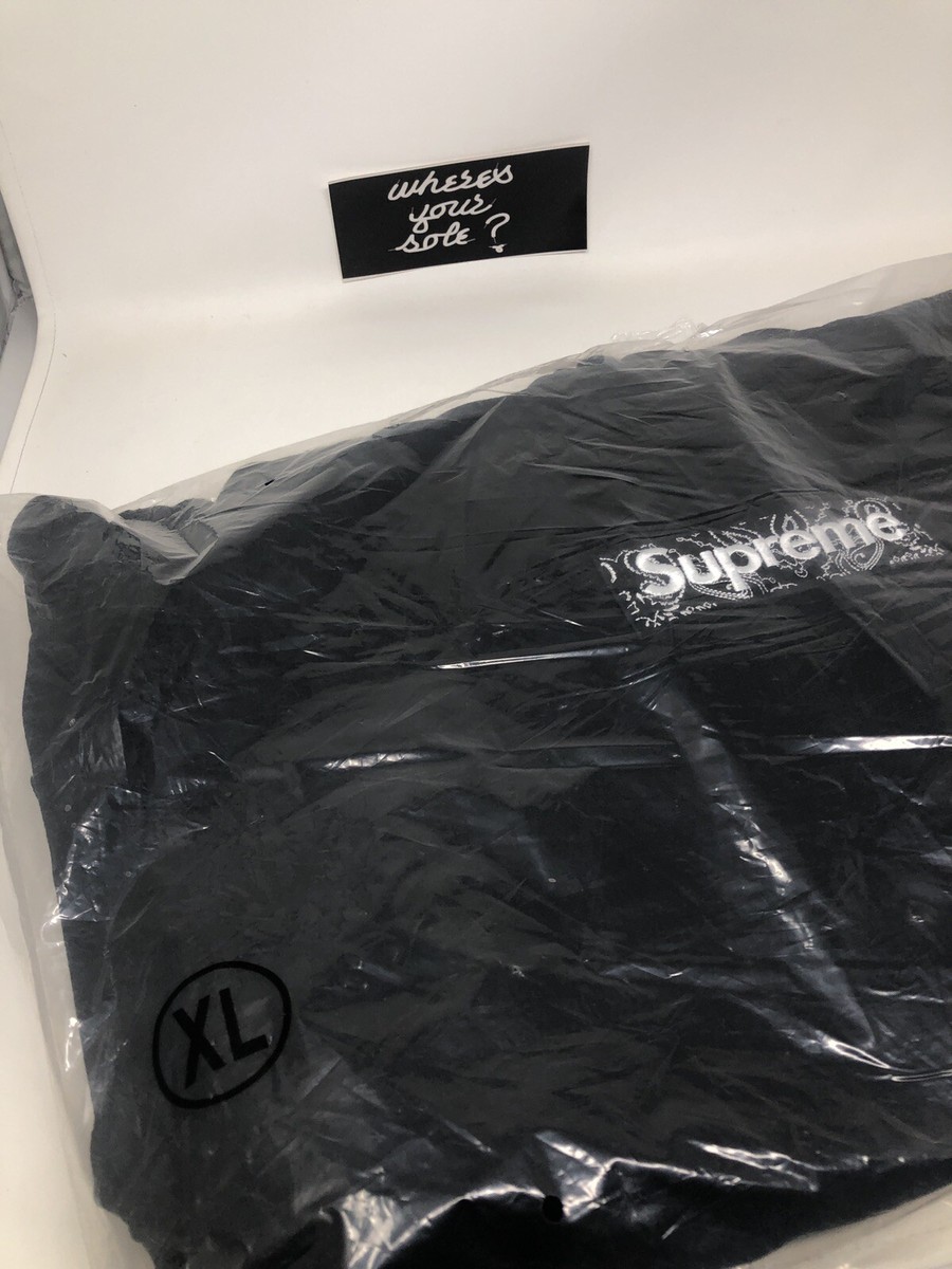 Supreme Bandana Box Logo Hoodie Black Hooded Sweatshirt Supreme Bandana Box Logo Hoodie Black Hooded Sweatshirt