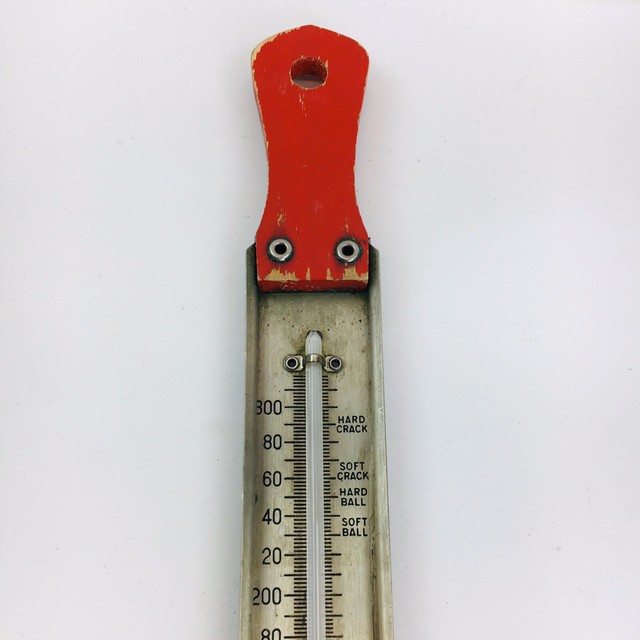 Vintage 50s Taylor Candy Guide Nickel Silver Thermometer Works eBay