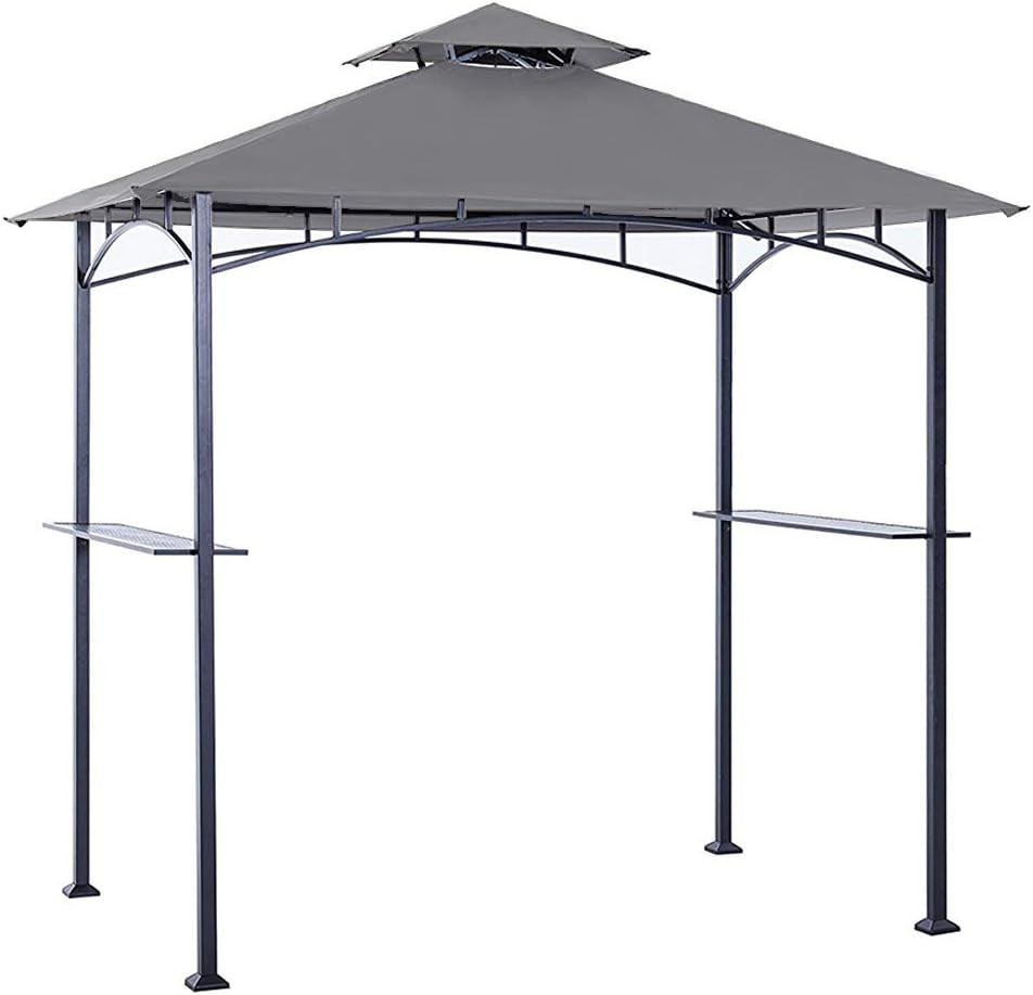 Grill Gazebo Replacement Canopy For Model L-gg001pst-f (gray