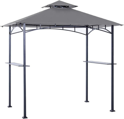 Ersatz-Überdachung Für Grillpavillon L-GG001PST-F – Wasserdicht, Doppelstöckig, 5x8 Fuß