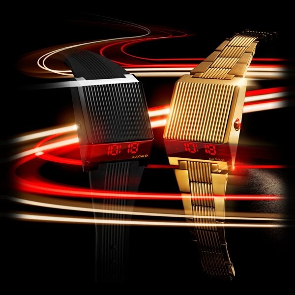 Bulova Computron Digital Black Men's Watch JPN NEW 98C135 Bulova Computron Digital Black Men's Watch JPN NEW 98C135
