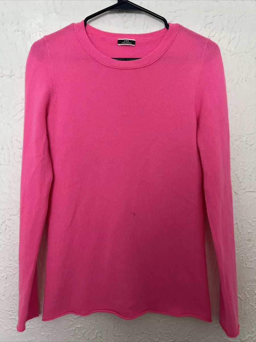 J crew hot pink sweater sale