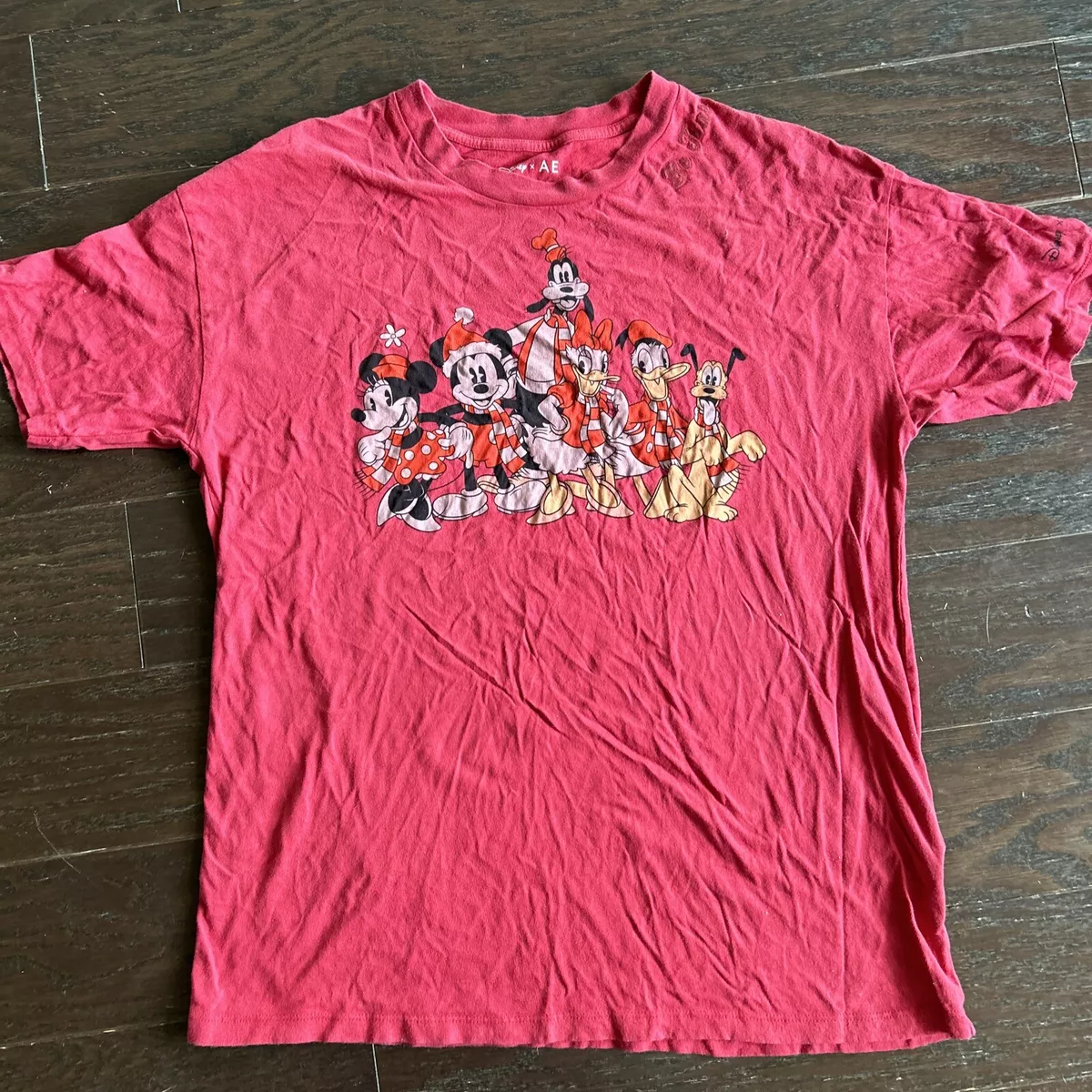Disney x AE American Eagle Mickey Mouse Christmas Be True Men s