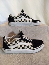 VANS WMNS Ward Low Black/White Checkerboard Sneakers, Size: 7 JJ39 19