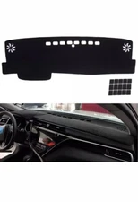 *GRAY* KEYOOG Dashboard Cover Dash Mat Fit for to-yota Camry 2024-2018 Car Dash