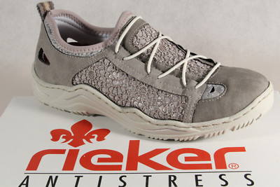 Rieker Slipper Sneakers Half Shoes Sports Shoes Ballerina Gray L0571 NEW!
