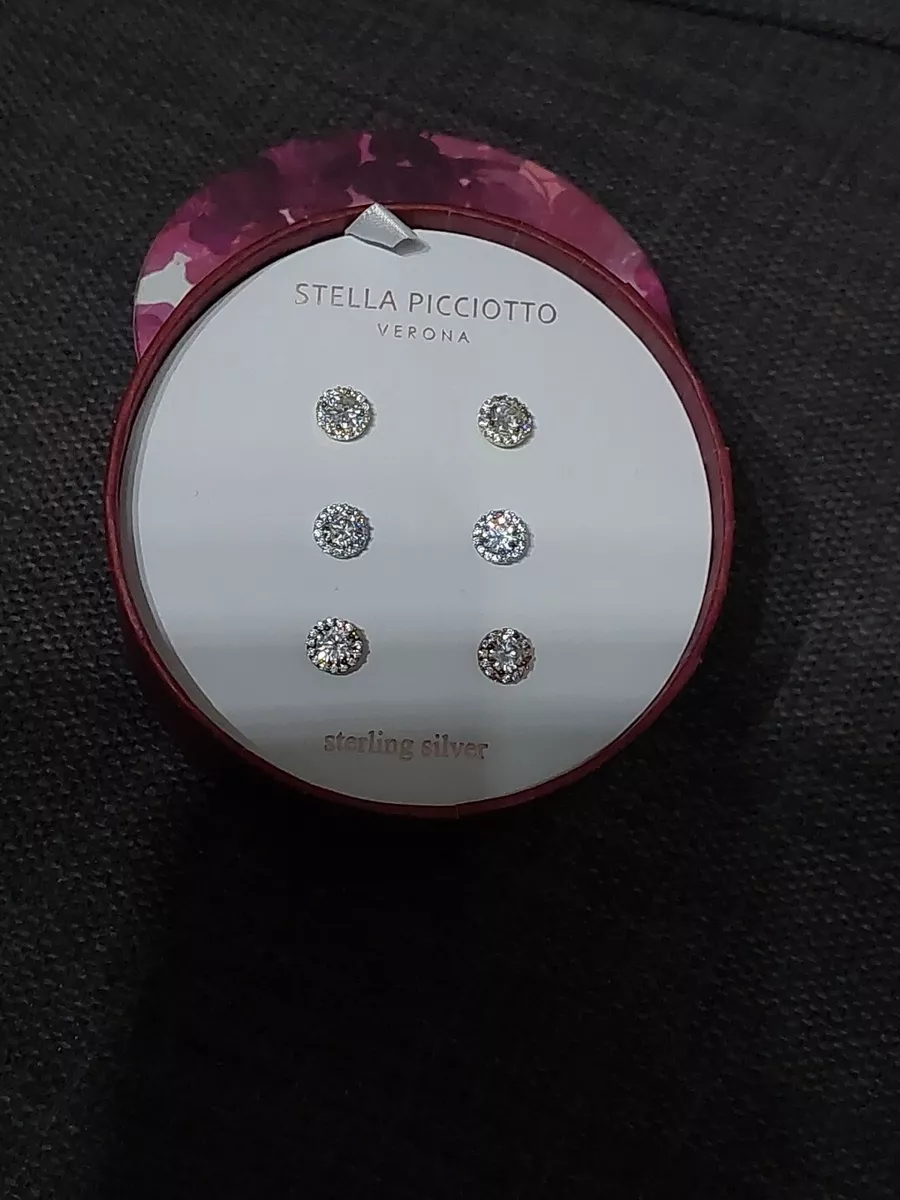 Stella picciotto verona sterling silver earrings sale