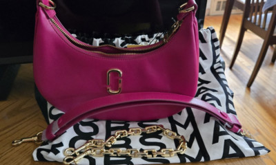 Marc Jacobs Authentic The Curve Handbag Purse NEW Lipstick Pink 