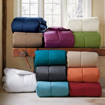 Wonderful 1000 TC Down Alternative Comforter Stripes Queen, King, Cal King Size