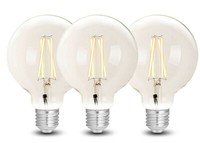 Wiz Whites Filament G95 E27 Clear 3Er Pack Smart Home, Dimmbar