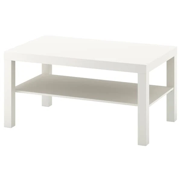 IKEA Coffee Table With Storage Shelf Large Wooden Living Room Table with Shelves - Image 3 of 3