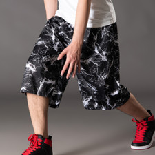 Mens Casual Oversize Loose Wide Leg Short Pants Running Sports Basketball Shorts