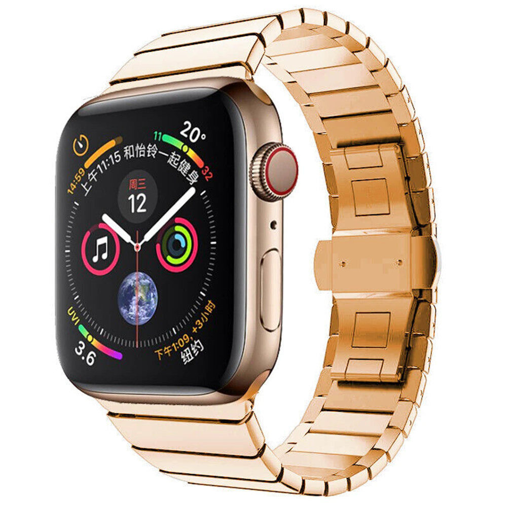 Stainless Steel Strap for Apple Watch Ultra 8 7 6 5 4 Butterfly  display picture 1