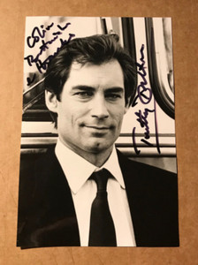 Photo Autographiée De Timothy Dalton (James Bond) - Rare, Avec COA - Tirage 10x8