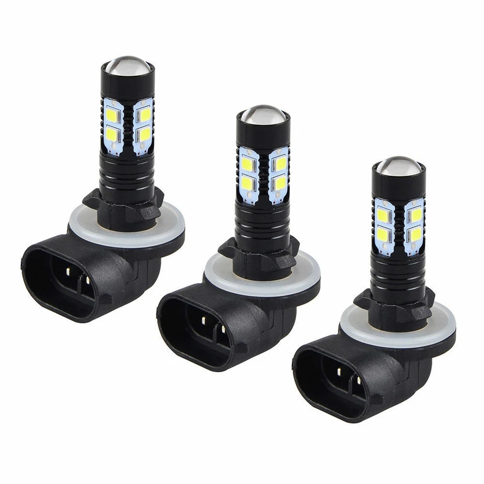 FOR POLARIS SPORTSMAN HEADLIGHT LED BULBS HIGH POWER 6000K WHITE 4800LM 3 PACK Foto 2 de 4