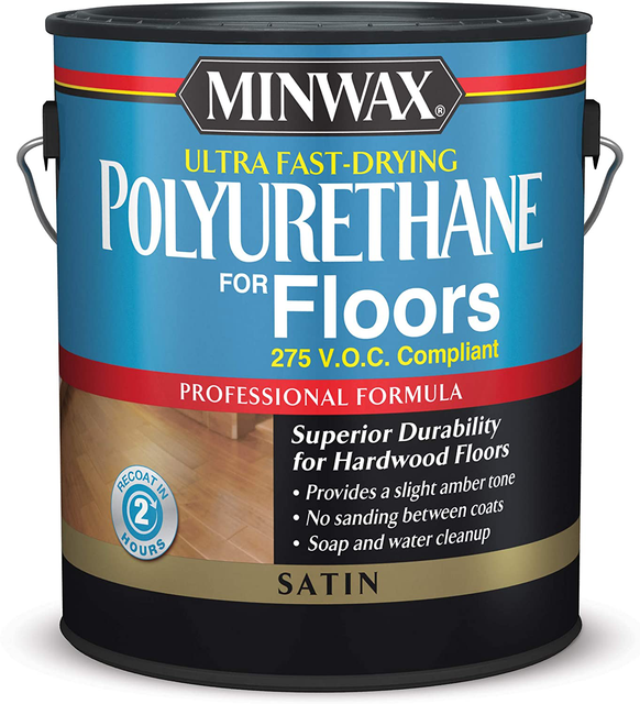 Minwax 140030000 Ultra Fast-Drying Floors Polyurethane ...