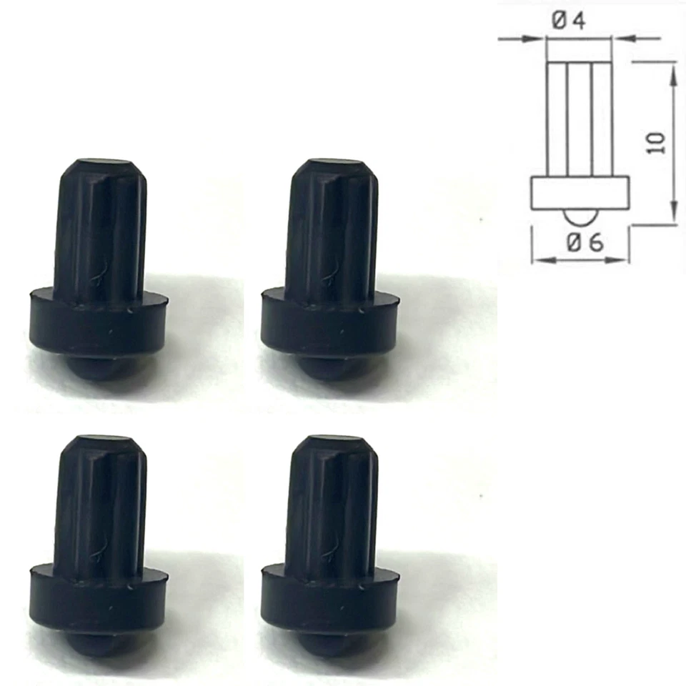 ARISTON INDESIT HOTPOINT SCHOLTES Kit 4 gommini griglia piano cottura cucina Hotpoint Ariston Scholtes originali