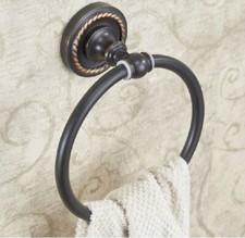 Black Oil Rubbed Brass Wall Mounted Bathroom Towel Holder Towel Ring 2ba214