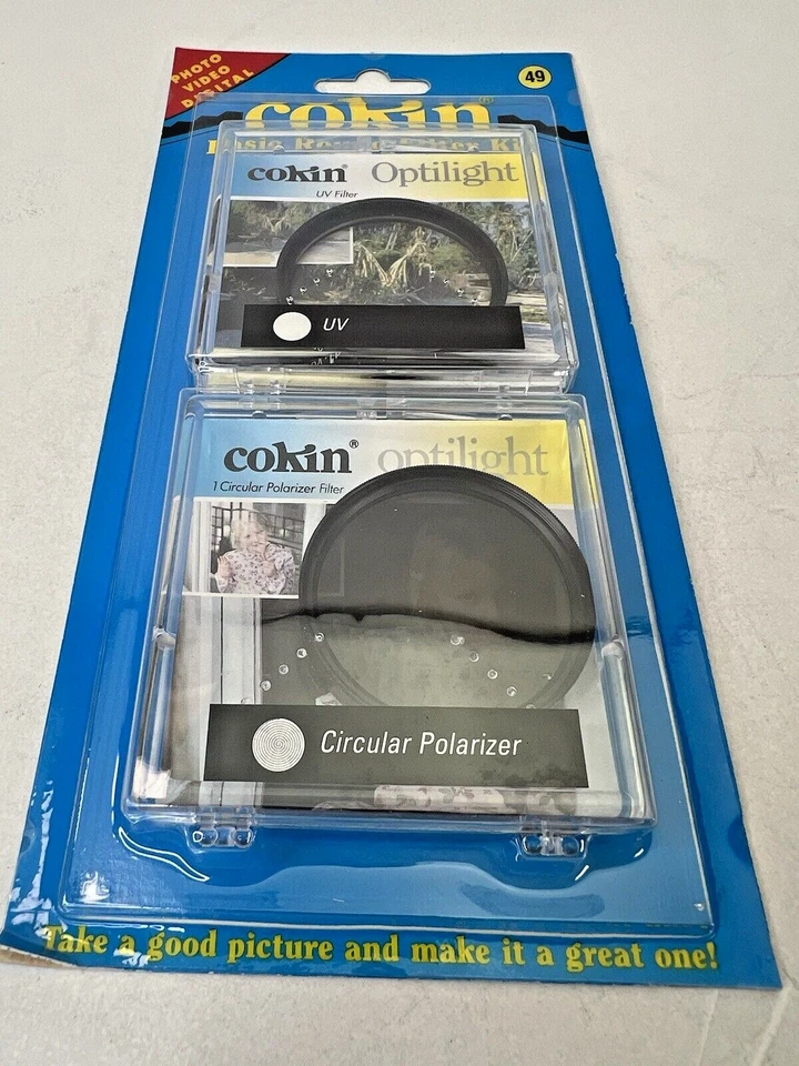 Cokin Optilight Basic Round Filter Kit 49mm UV & Circular Polarizer E904A - Image 3 of 4