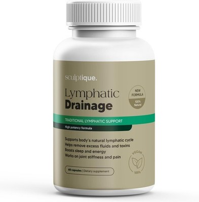Lymphatic Drainage Capsules Natural Herbal Supplement for Immune Health & Fluid