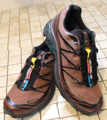 SALOMON  XTS-6  GTX GORETEX  UNISEX SIZE  9 M MEN  IN BROWN /BLACK 492159S
