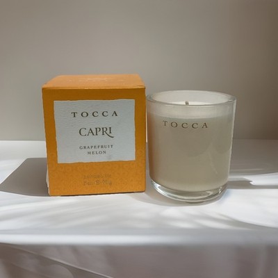 Tocca CAPRI Grapefruit Melon Candelina 3oz AS PICT, NEW!