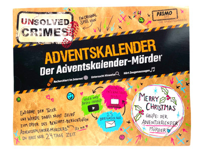 Crime Adventskalender Escape Game mit 24 Rätsel