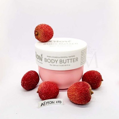 Glow Pink Lychee & Crystal Waters Body Butter 250ml ORIGINAL
