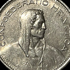 1968-B Switzerland 5 Franc Swiss World Coin KM# 40a Helvetia Lot D1-135 Cu-Ni — photo 6