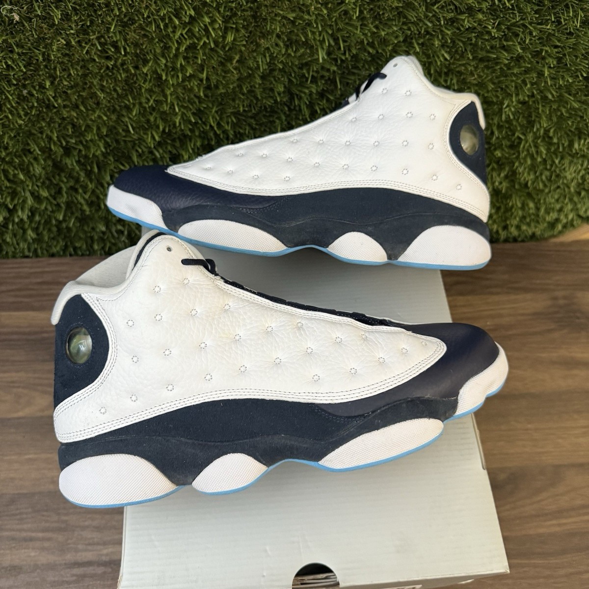 Nike Air Jordan 13 Retro Obsidian White Navy Powder Blue 414571