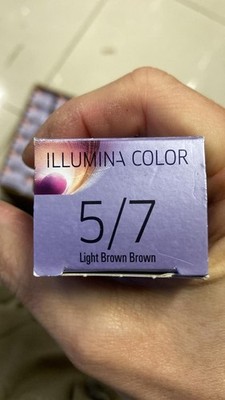 5/7 light brown brown wella illumina color 60ml