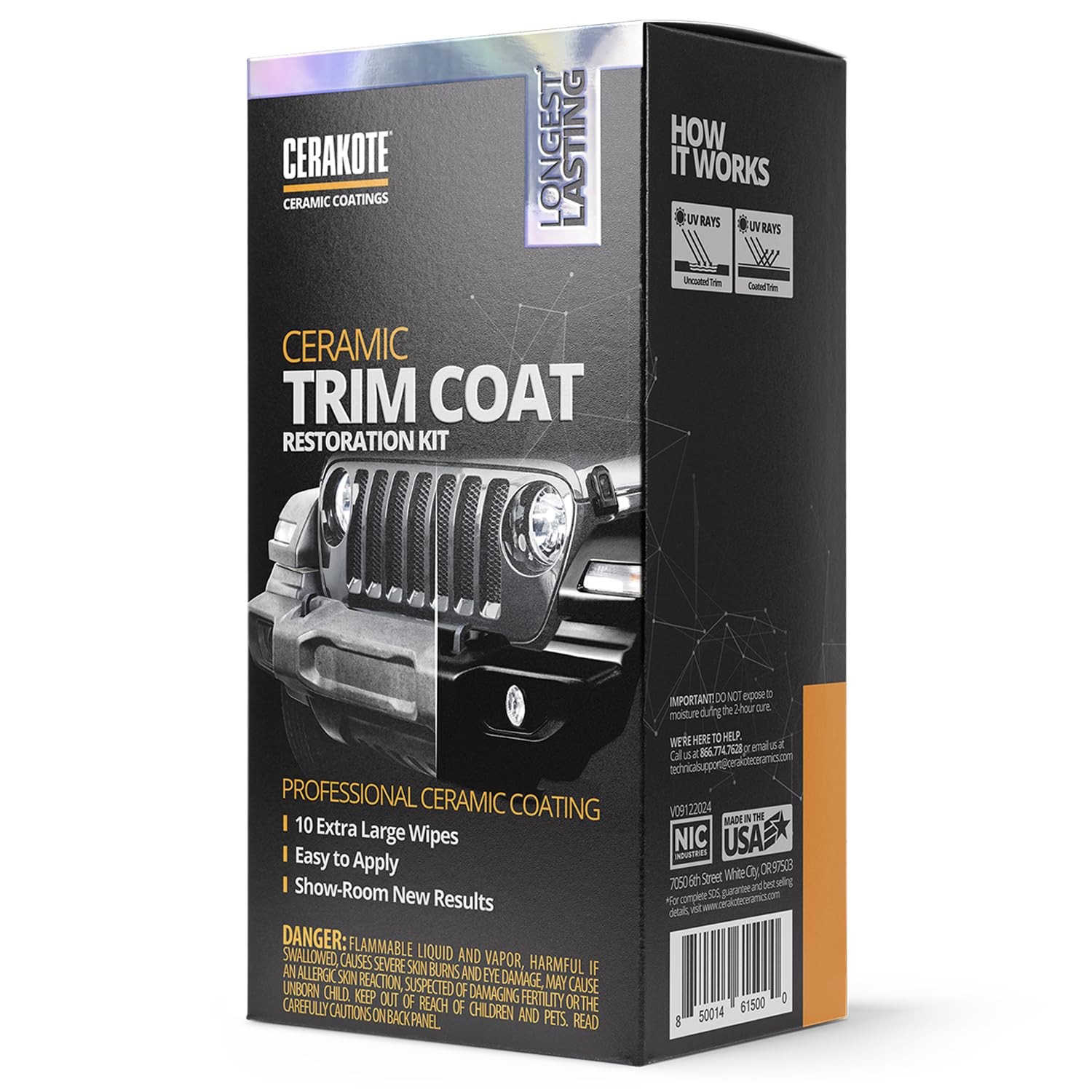 CERAKOTE® Ceramic Trim Coat Kit - Quick Plastic Trim Restorer - Ceramic Coating