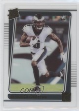 2021 Panini Clearly Donruss Rated Rookie Gold DeVonta Smith #62 0px3