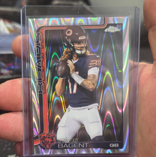 Topps Chrome Parallel Tyson Bagent Chicago Bears #54 2023 Football Card