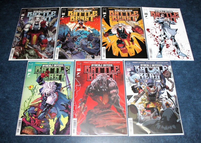 INVINCIBLE UNIVERSE BATTLE BEAST #1 2 3 4 5 6 7 current print set iMAGE IN STOCK