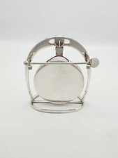 Unusual Antique WMF Silver-Plated Equestrian Table Gong, circa 1920, Horse Decor