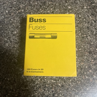 Bussmann GMC-500MA 500mA Glass Fuse Pack of 5