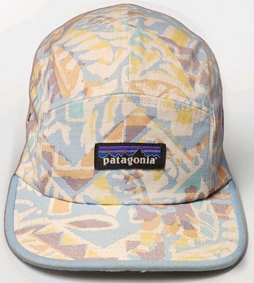 Patagonia Maclure Hat Thriving Planet Lago Blue Adjustable Strap Adult Cap