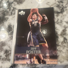 Upper Deck 2007-08 Jeff Foster #134 Pacers NBA Base Set Original Basketball Card