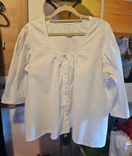 trachtenbluse damen weiss Gr. 42/44