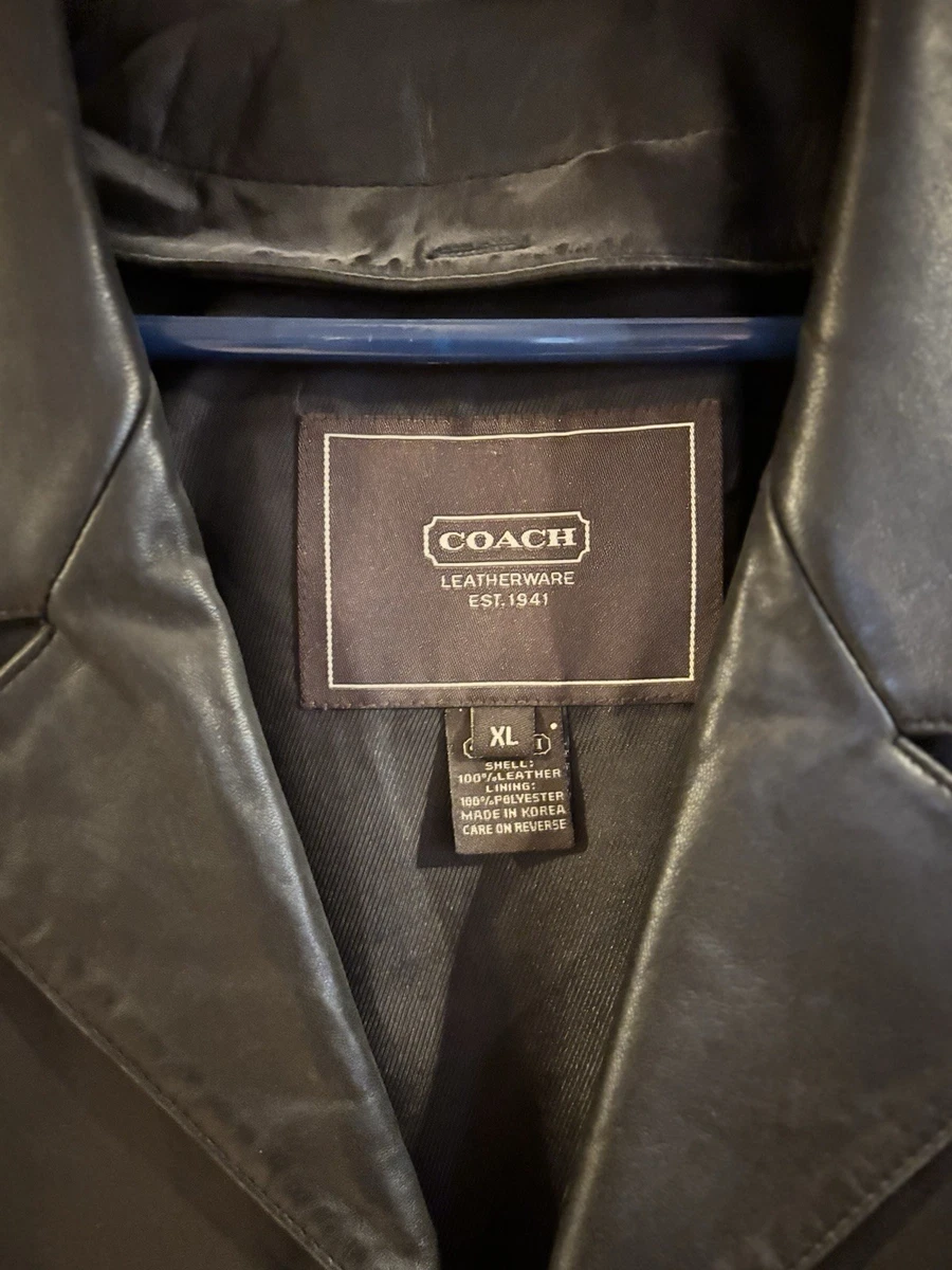 Coach Leather Outer Shell Coats, Jackets & Vests for Men for Sale