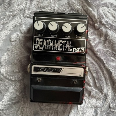 DOD Death Metal FX86 Analog Distortion Effects Pedal for Electric Guitar