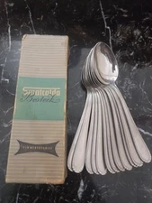 Vintage Smalcalda Besteck 12 Spoons 146/42 Brand New Collectible