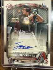 Topps 2025 Bowman Slade Caldwell Diamondbacks Autograph 1st Bowman #BPA-SC