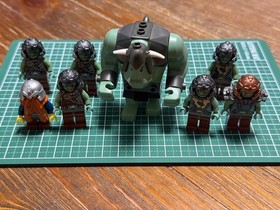 LEGO 7048 Castle Troll Warship Minifigures Troll Warrior Dwarf Lot of 8